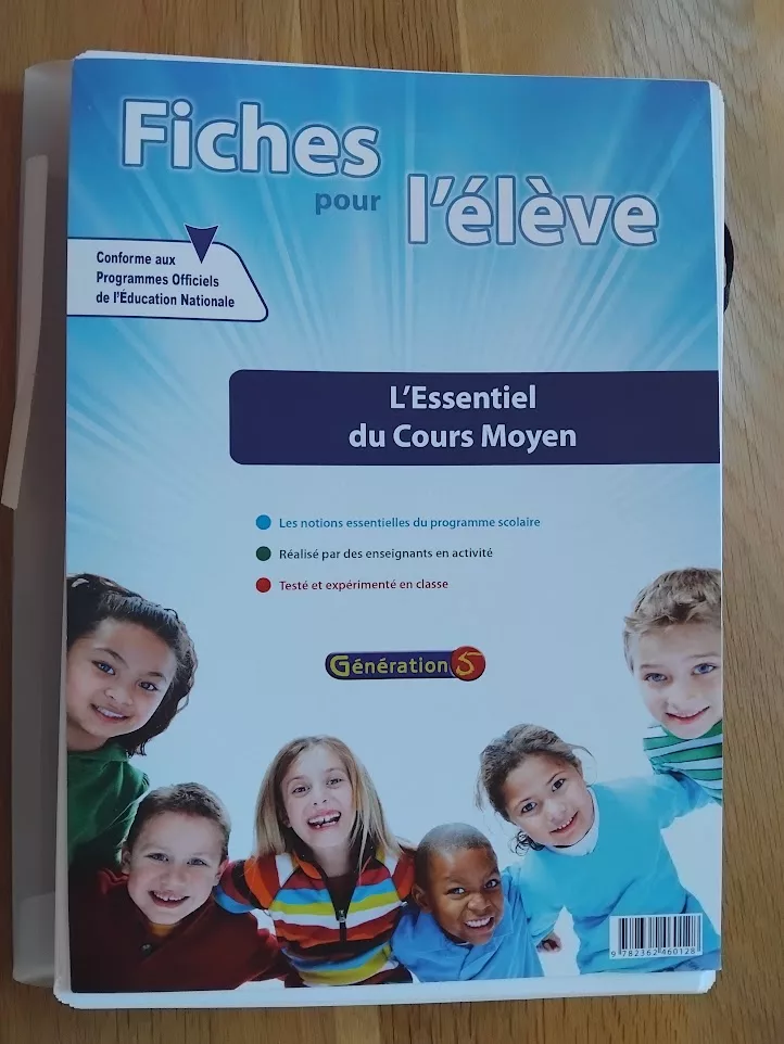 fiches pour l'école l'essentiel du cours moyen, génération 5