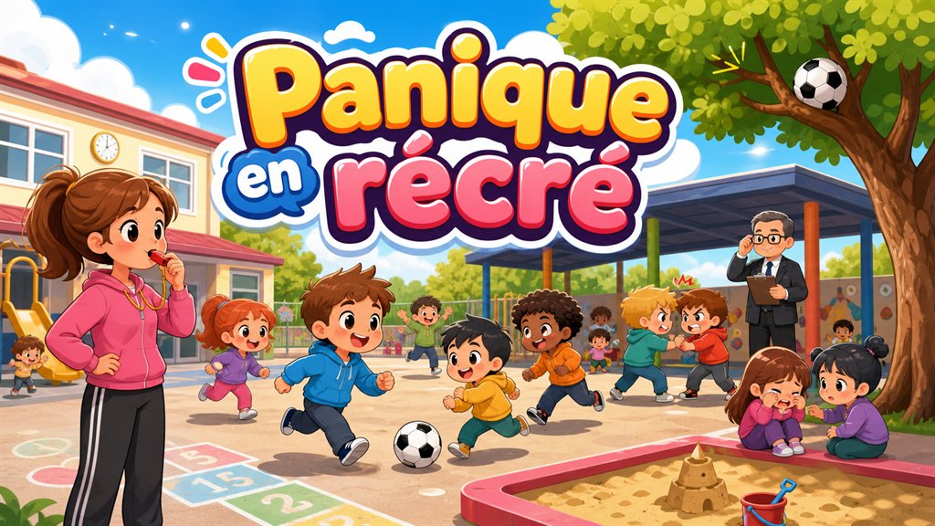 Panique dans la cour