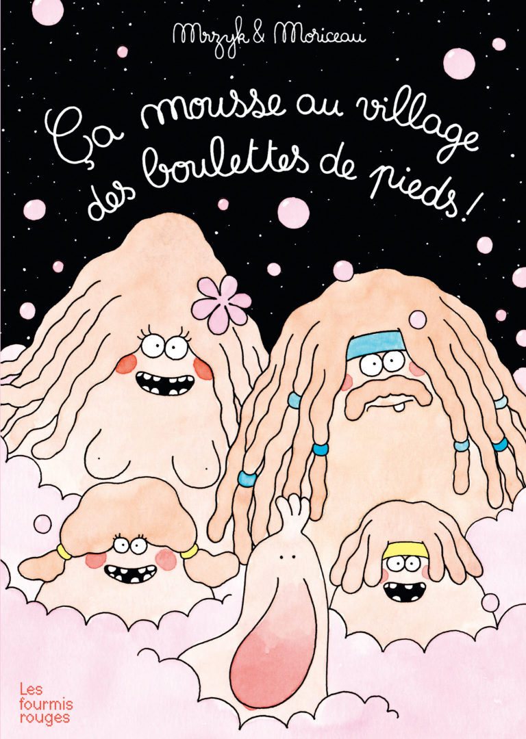 Ça mousse au village des boulettes de pieds !