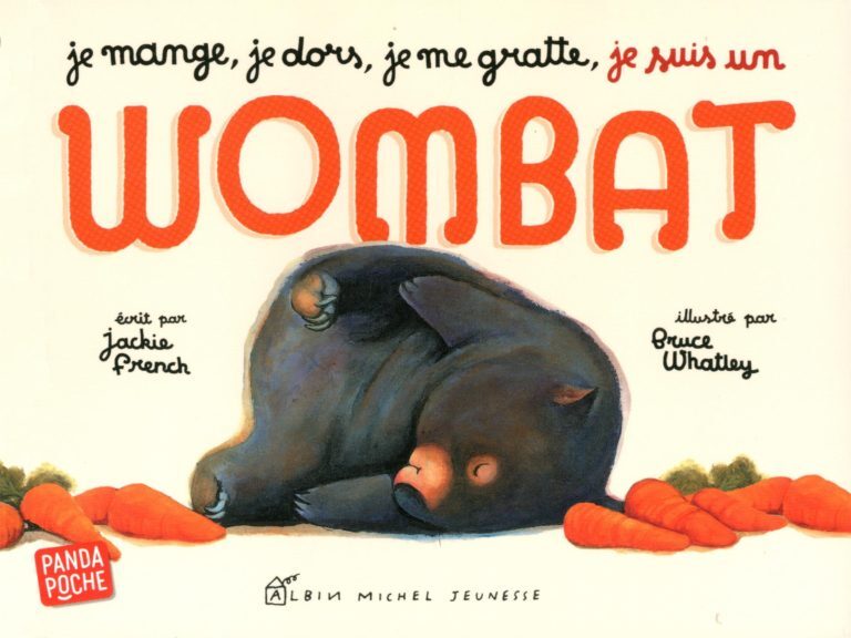 Je mange je dors je me gratte je suis un wombat