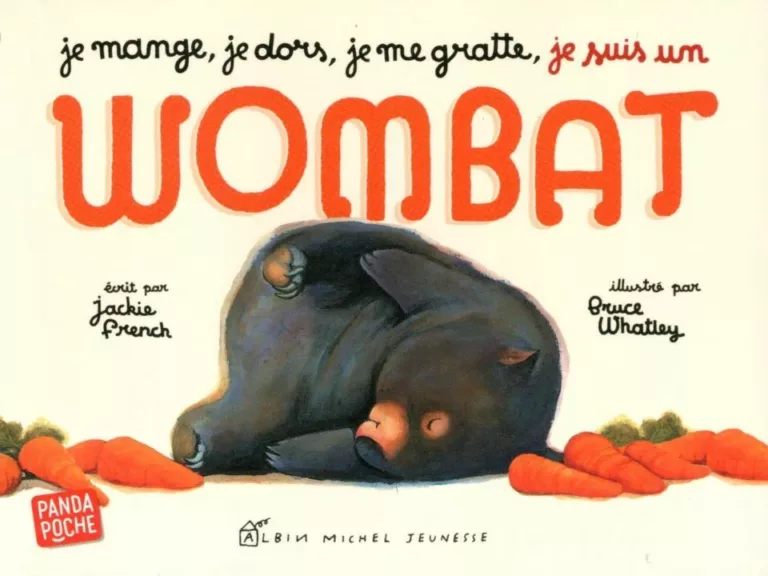 Je mange je dors je me gratte je suis un wombat