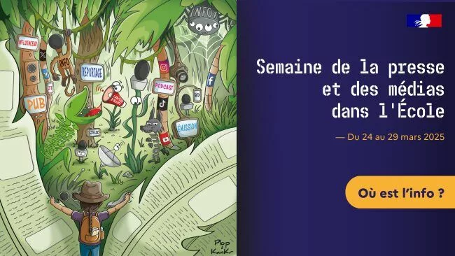 📰 Semaine de la presse et des médias dans l’école