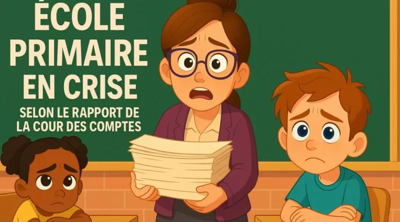 Un rapport alarmant de la cour des comptes sur l’école primaire : que faut-il vraiment retenir ?
