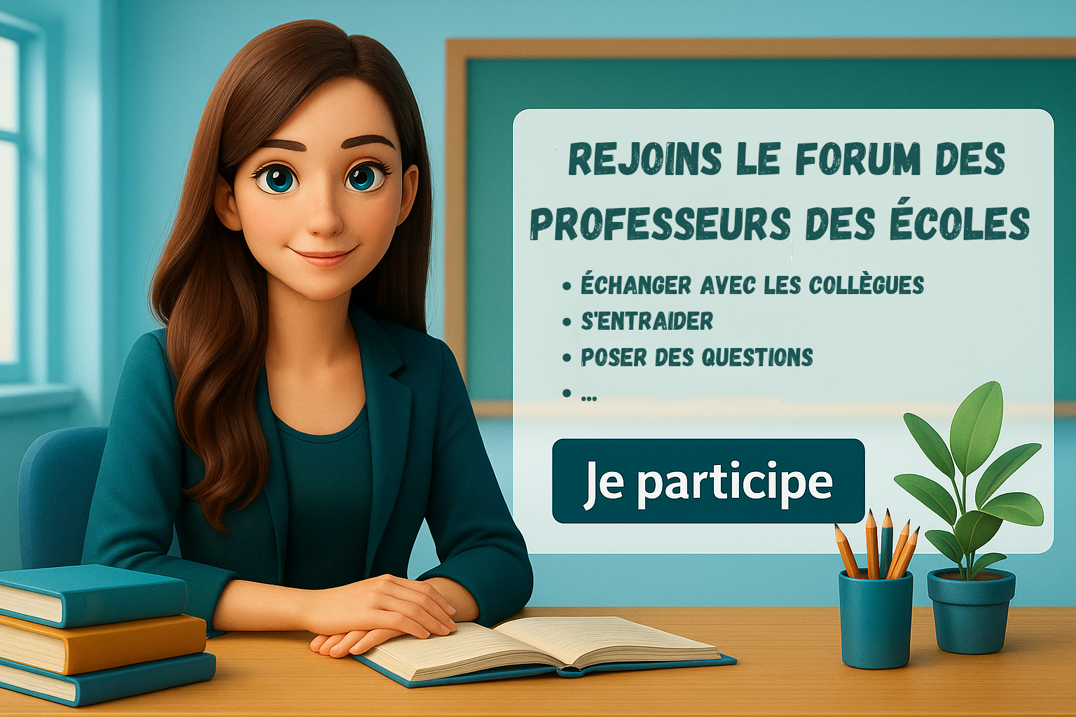 Rejoignez le forum des professeurs des écoles