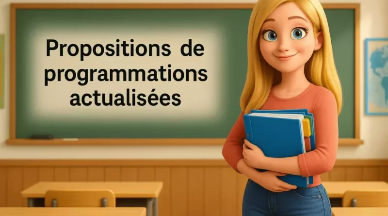 Découvrez les nouvelles versions de nos programmations, enrichies par vos suggestions