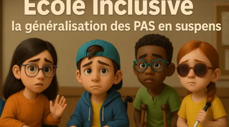Loi sur l’école inclusive : la généralisation des PAS recalés en commission mixte paritaire