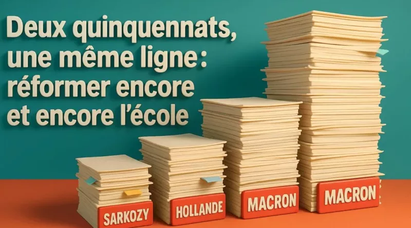 Deux quinquennats, une même ligne : réformer encore et encore l’école