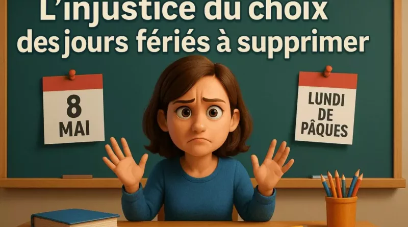 Supprimer le 8 mai et le lundi de Pâques ? Les personnels des écoles crient à l’injustice