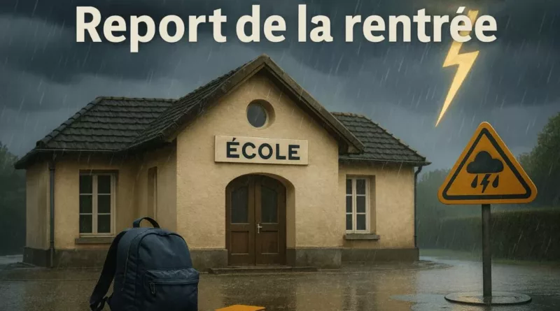 Orages et inondations : la rentrée reportée d’un jour dans les écoles du 13