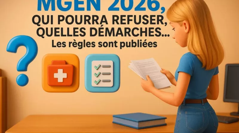 Complémentaire santé MGEN 2026 : qui peut refuser, comment et sous quelles conditions