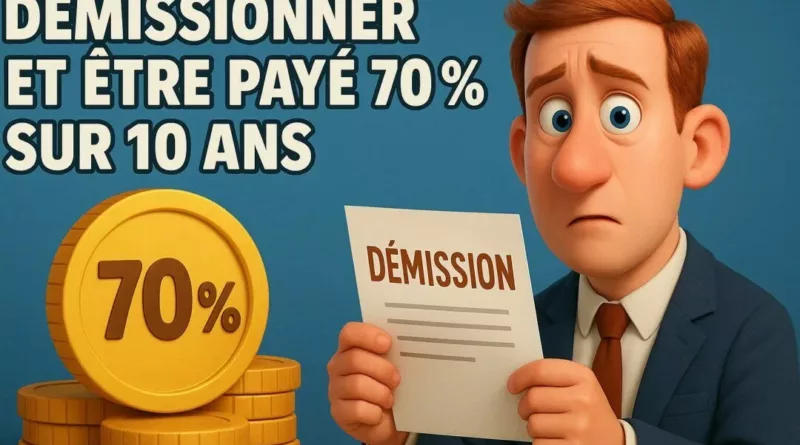 Fonctionnaires : proposition de démissionner avec 70 % du salaire sur dix ans