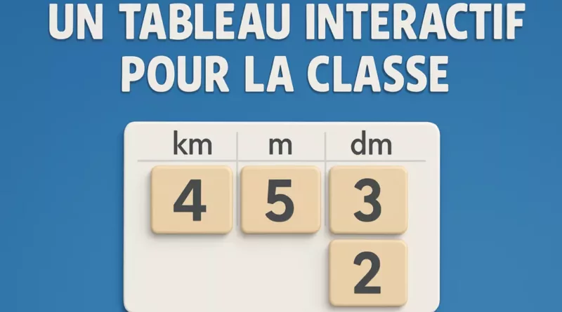 Un tableau interactif gratuit pour le VPI : conversions et numération en un clin d’œil !