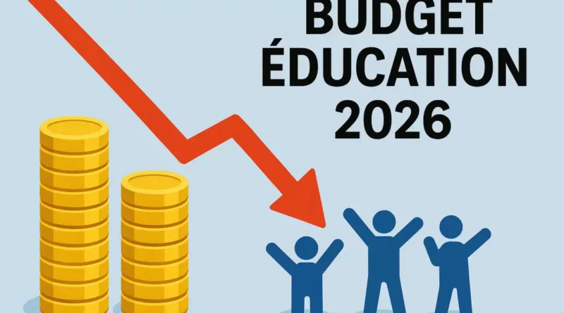 Budget Éducation Nationale 2026 : l’année du grand sacrifice