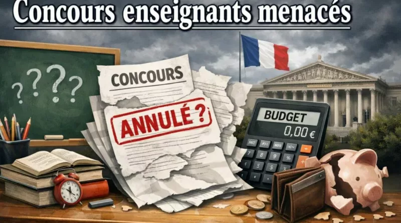 Budget non voté : pourquoi les concours enseignants pourraient être annulés