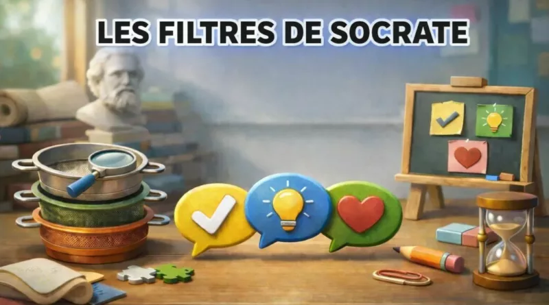 Mieux se parler pour mieux vivre ensemble : utiliser les 3 filtres de Socrate à l’école