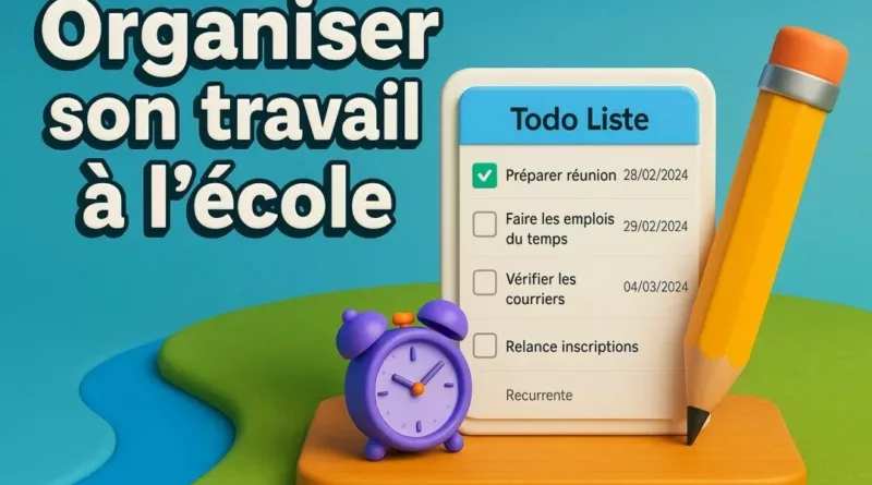 Directeurs, enseignants : un outil simple pour gérer votre todo liste
