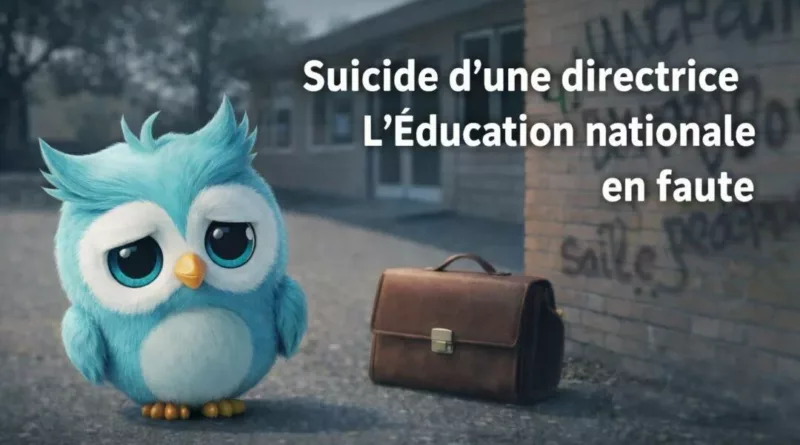 Suicide d’une directrice : l’Éducation nationale en faute