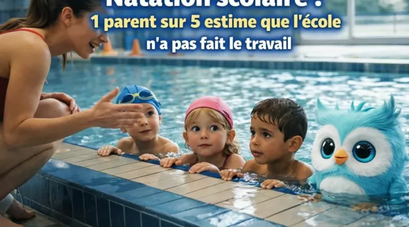 Natation scolaire : 1 parent sur 5 estime que l’école n’a pas fait le travail