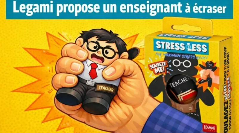 Legami vend une poupée anti-stress “Teacher” à écraser : un produit qui interroge