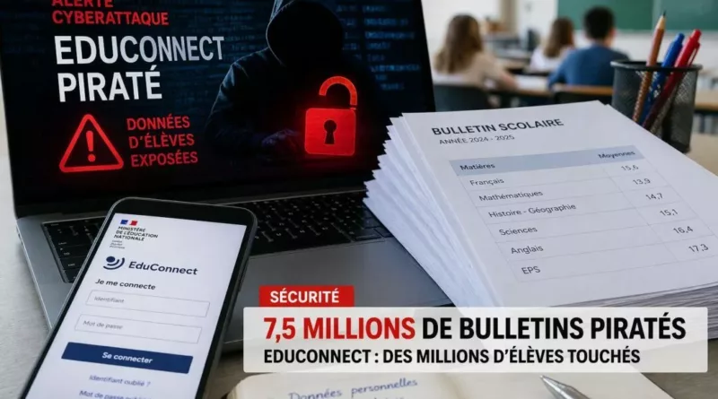 EduConnect piraté : des millions d’élèves touchés, leurs bulletins en circulation