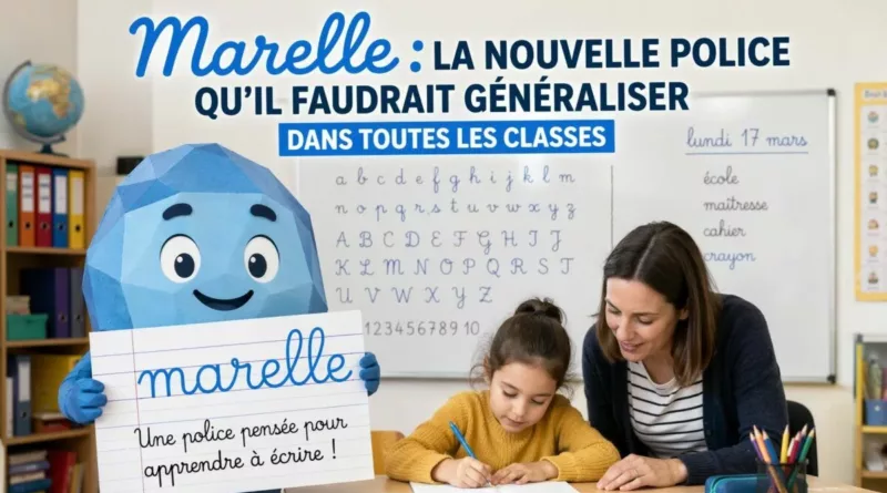 Marelle : la nouvelle police qu’il faudrait généraliser dans toutes les classes
