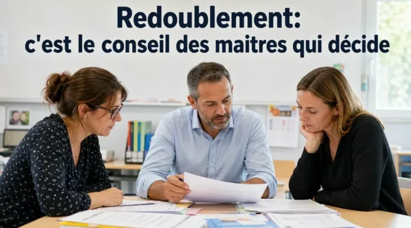 Redoublement en primaire : ce qui change vraiment depuis mars 2024