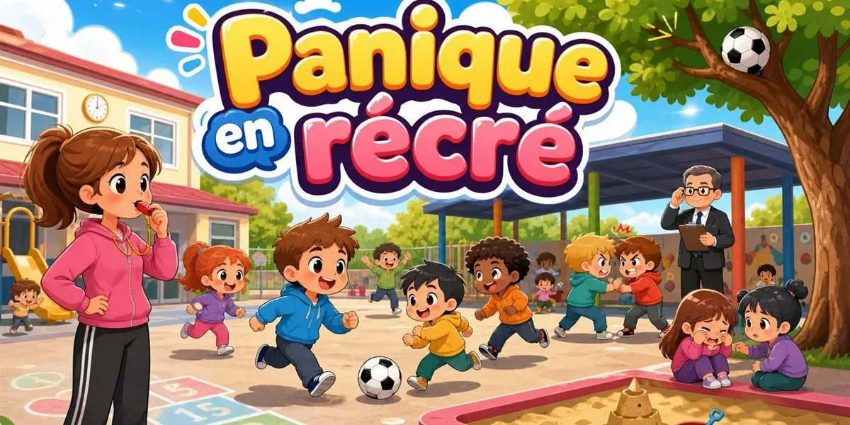 Panique en récré - jeu de cour de récréation