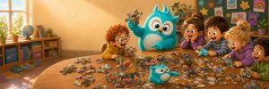 Puzzle de classe, jeu de puzzle pour les professeurs des ecoles