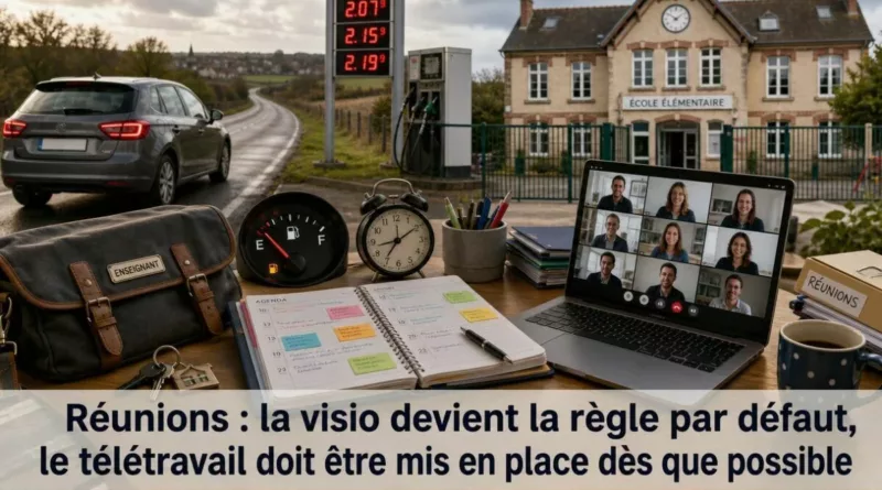 Réunions : la visio devient la règle par défaut, le télétravail doit être mis en place dès que possible