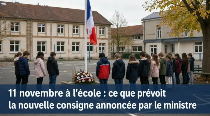 Cérémonie du 11 novembre : tous les établissements devront organiser un moment commun