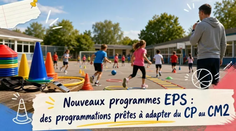 Nouveaux programmes EPS : des programmations prêtes à adapter du CP au CM2