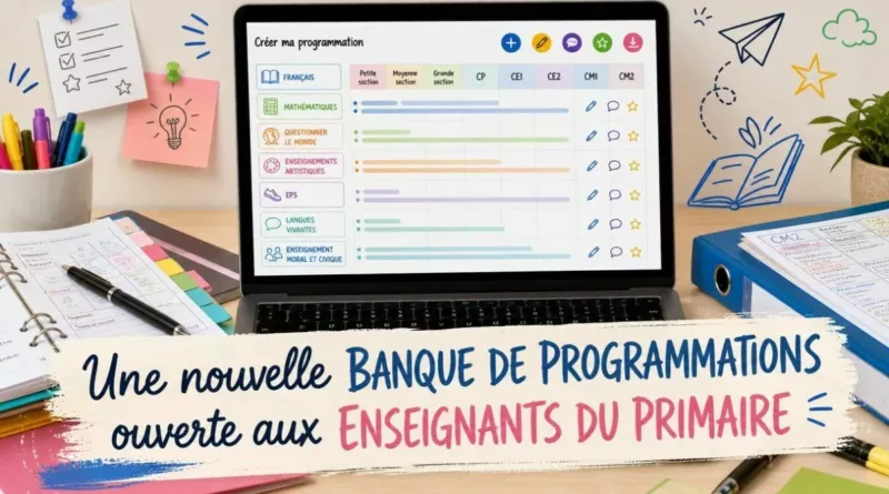 Une nouvelle banque de programmations ouverte aux enseignants du primaire