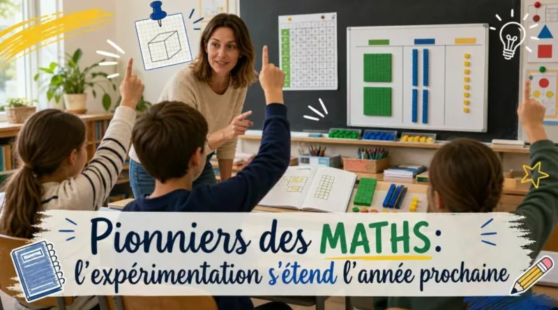 Pionniers des maths: l’expérimentation s’étend l’année prochaine