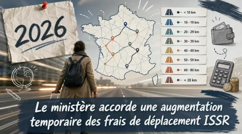 Le ministère accorde une augmentation temporaire des frais de déplacement ISSR