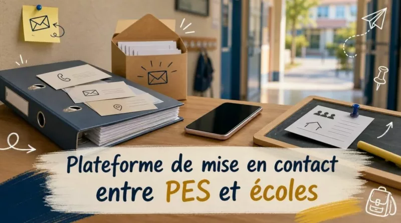 Plateforme de mise en contact entre PES et écoles