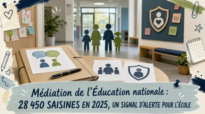 Médiation de l’Éducation nationale : 28 450 saisines en 2025, un signal d’alerte pour l’école