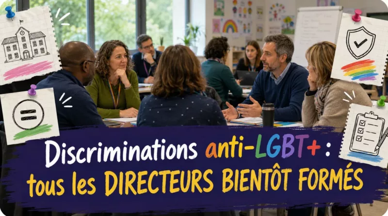 Discriminations anti-LGBT+ : tous les directeurs d’école bientôt formés