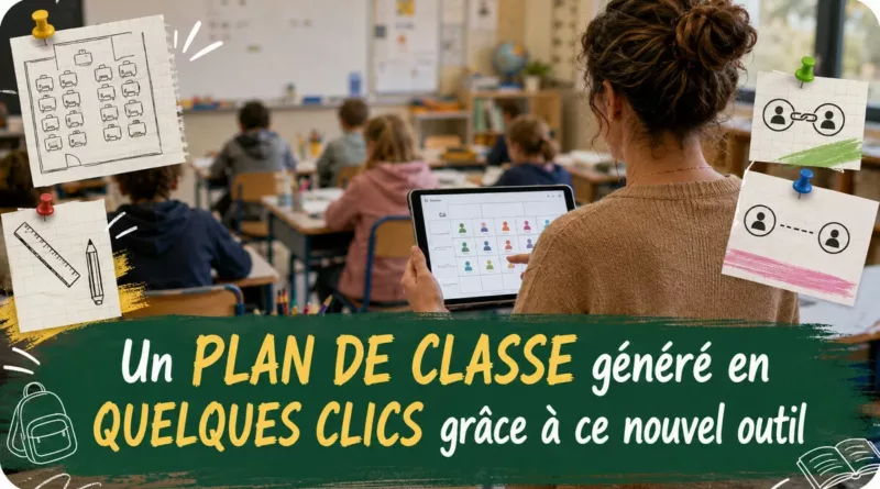 Un plan de classe généré en quelques clics grâce à ce nouvel outil