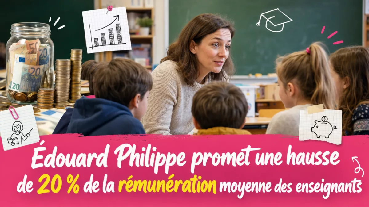 Édouard Philippe promet une hausse de 20 % de la rémunération moyenne des enseignants