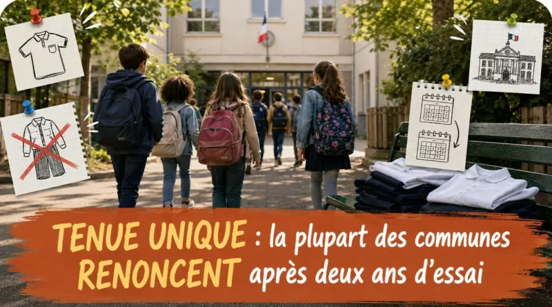 Tenue unique : la plupart des communes renoncent après deux ans d’essai