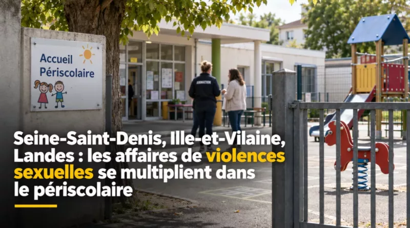 Seine-Saint-Denis, Ille-et-Vilaine, Landes : les affaires de violences sexuelles se multiplient dans le périscolaire