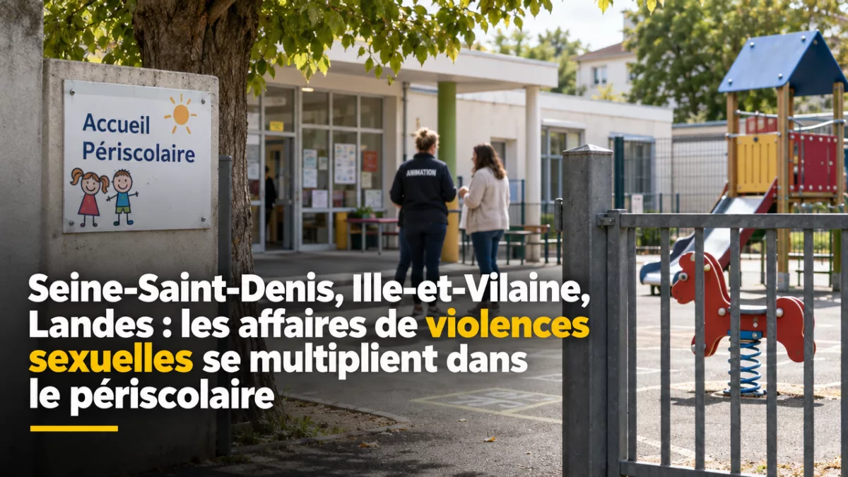 Seine-Saint-Denis, Ille-et-Vilaine, Landes : les affaires de violences sexuelles se multiplient dans le périscolaire
