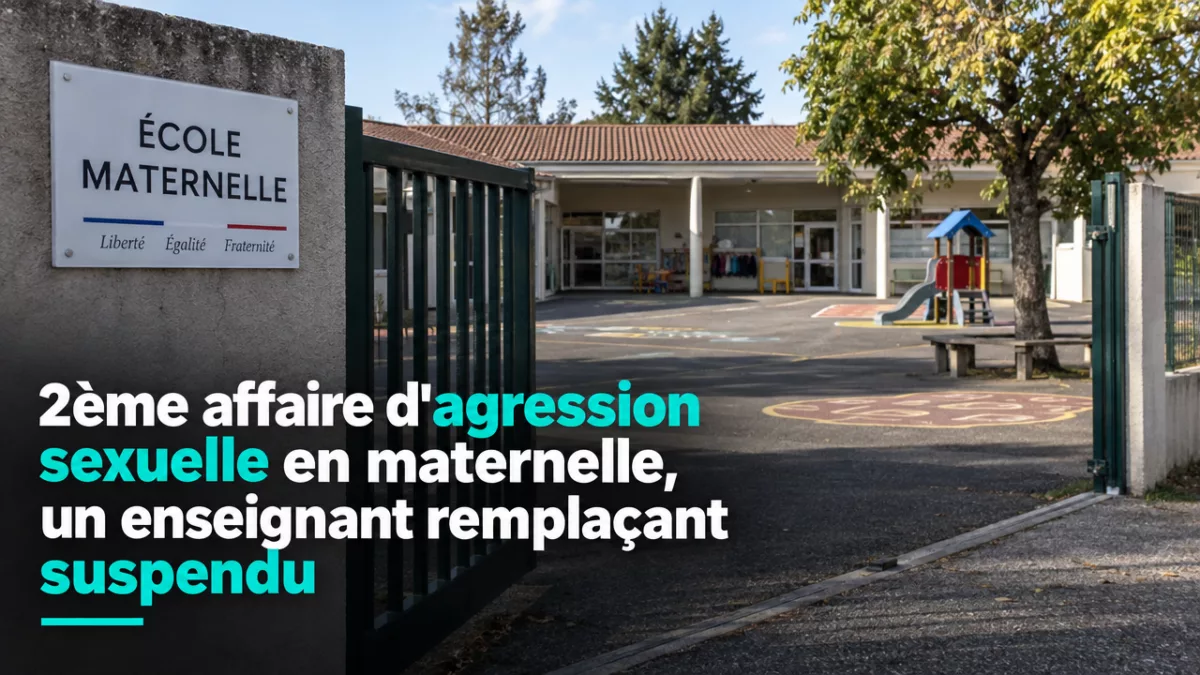 2ème affaire d'agression sexuelle en maternelle, un enseignant remplaçant suspendu