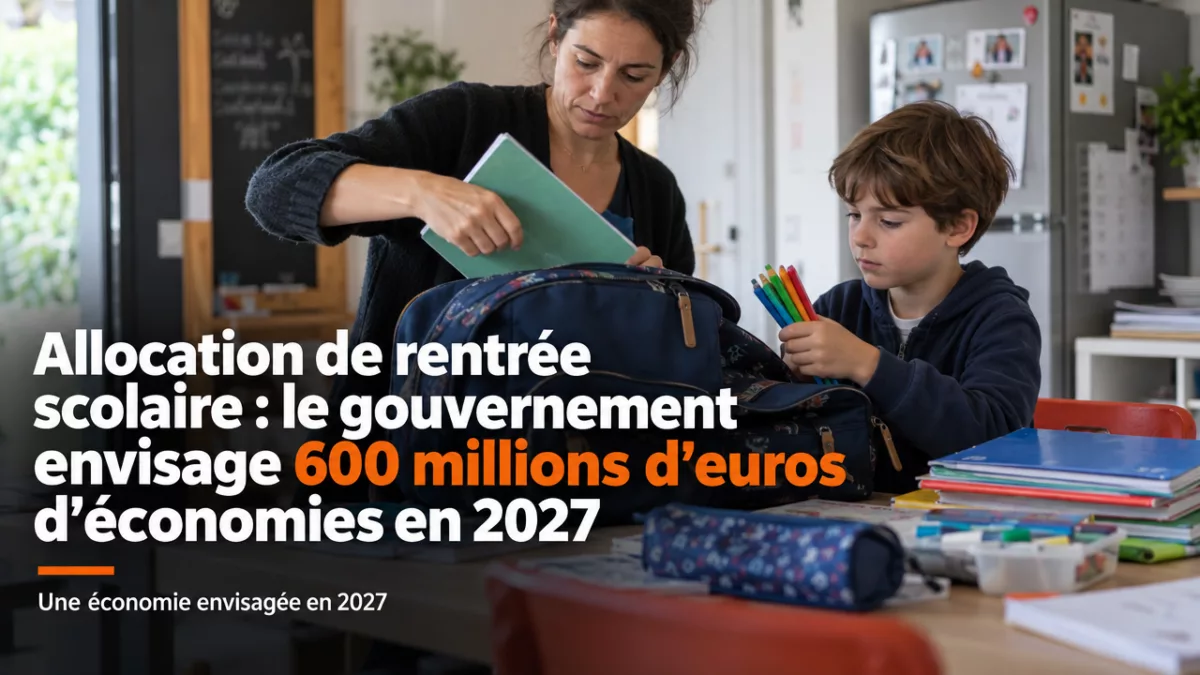 Allocation de rentrée scolaire : le gouvernement envisage 600 millions d’euros d’économies en 2027
