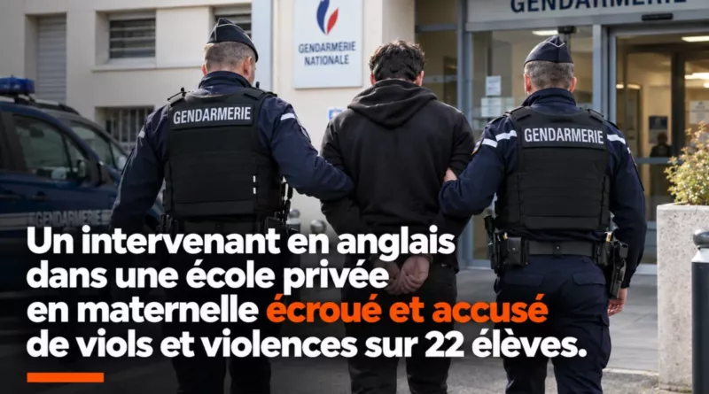 Violences et agressions sexuelles présumées sur 22 enfants de maternelle dans une école privée: un intervenant en anglais placé en détention provisoire