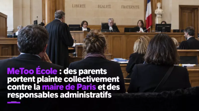 MeToo École : des parents portent plainte collectivement contre la maire de Paris et des responsables administratifs