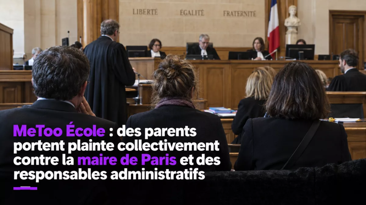 MeToo École : des parents portent plainte collectivement contre la maire de Paris et des responsables administratifs