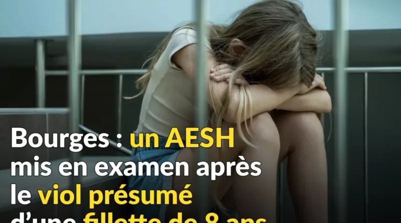 Bourges : un AESH mis en examen après le viol présumé d’une fillette de 8 ans